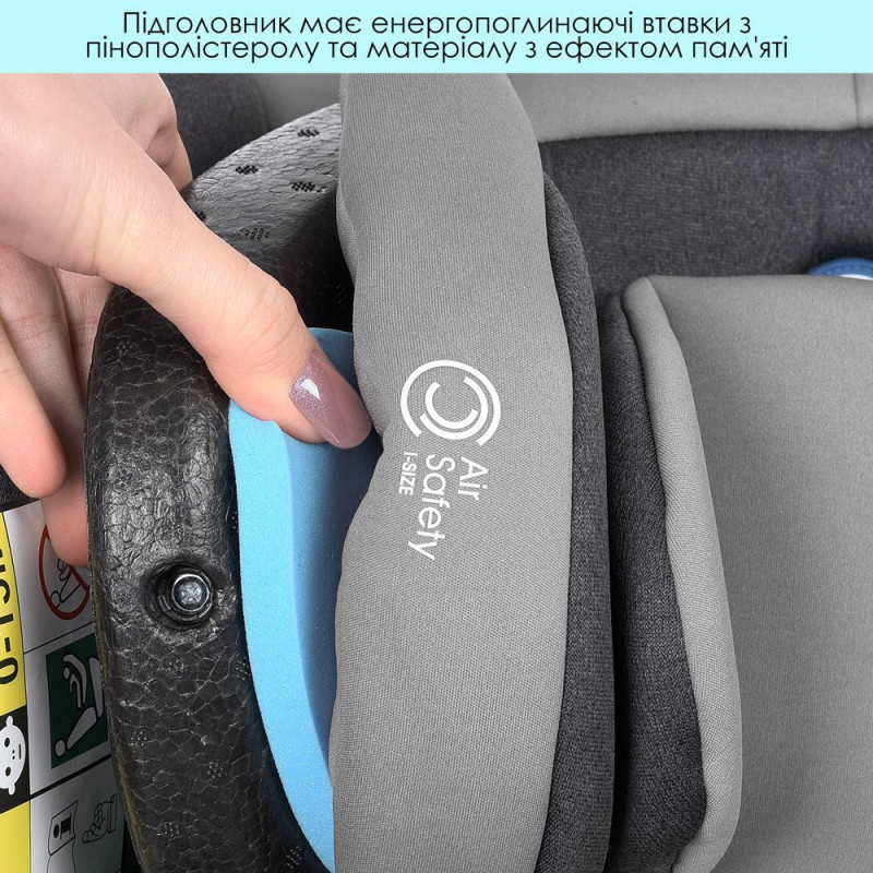 Автокрісло ElCamino ME 1081-1 i-TRUST PLUS Light Gray
