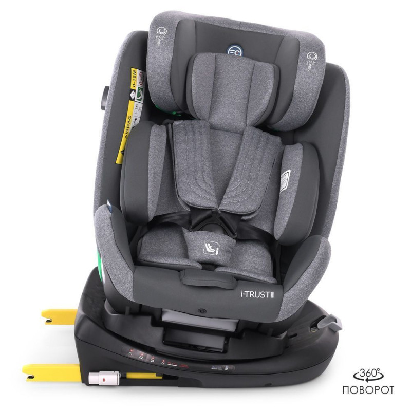 Автокрісло ElCamino ME 1081-1 i-TRUST PLUS Light Gray