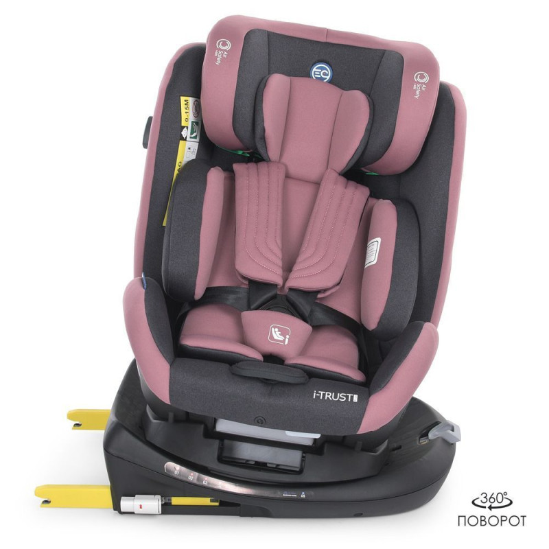 Автокрісло ElCamino ME 1081-1 i-TRUST PLUS Pale Pink