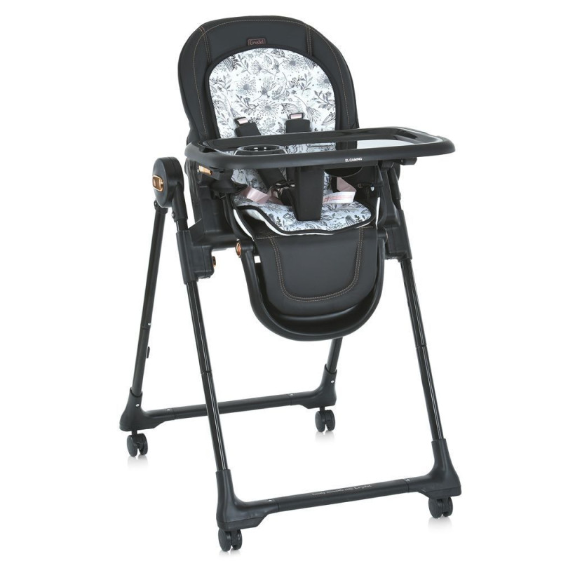 Стільчик ElCamino ME 1037-B CRYSTAL Black Gold