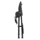 Стільчик ElCamino ME 1037-B CRYSTAL Black Gold