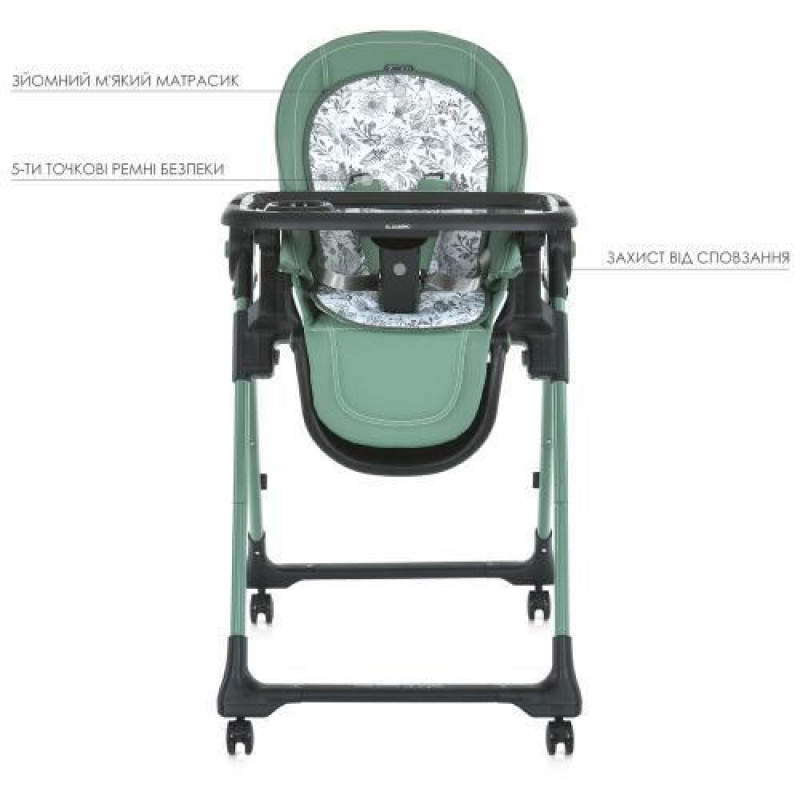 Стільчик ElCamino ME 1037-B CRYSTAL Green