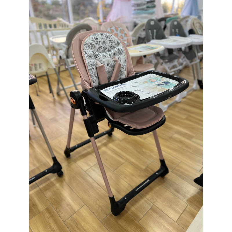 Стільчик ElCamino ME 1037-B CRYSTAL Rose Gold