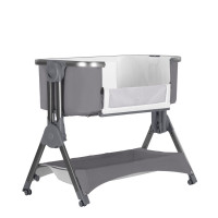 Дитяче ліжечко CARRELLO Aria CRL-15501 (2 in1) Cloud Grey /1/