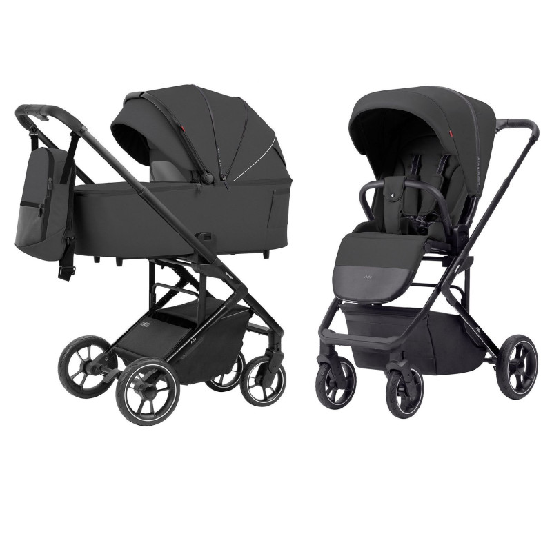 Коляска універсальна CARRELLO Alfa+ CRL-6507 (2in1) Graphite Grey /1/