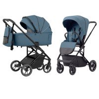 Коляска універсальна CARRELLO Alfa+ CRL-6507 (2in1) Indigo Blue /1/