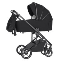 Коляска універсальна CARRELLO Alfa+ CRL-6507 (2in1) Midnight Black /1/