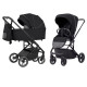 Коляска універсальна CARRELLO Alfa+ CRL-6507 (2in1) Midnight Black /1/