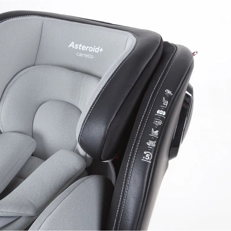 Автокрісло CARRELLO Asteroid+ CRL-15801 Marble Grey 0+1/2/3 ISOFIX з поворотом та опорною стійкою /1