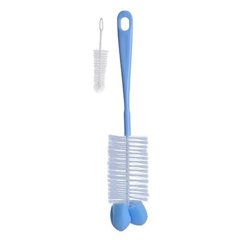 Йоршики для пляшок і сосок з губкою (блакитний) 