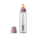 Скляна дитяча пляшечка BIBS Baby Glass Bottle повний комплект 225 мл – Mauve