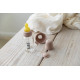 Скляна дитяча пляшечка BIBS Baby Glass Bottle повний комплект 110 мл – Ivory
