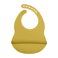Силіконовий нагрудник Minimalistic Mustard