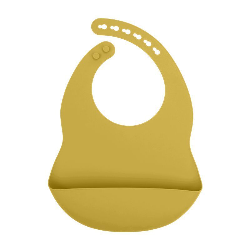 Силіконовий нагрудник Minimalistic Mustard