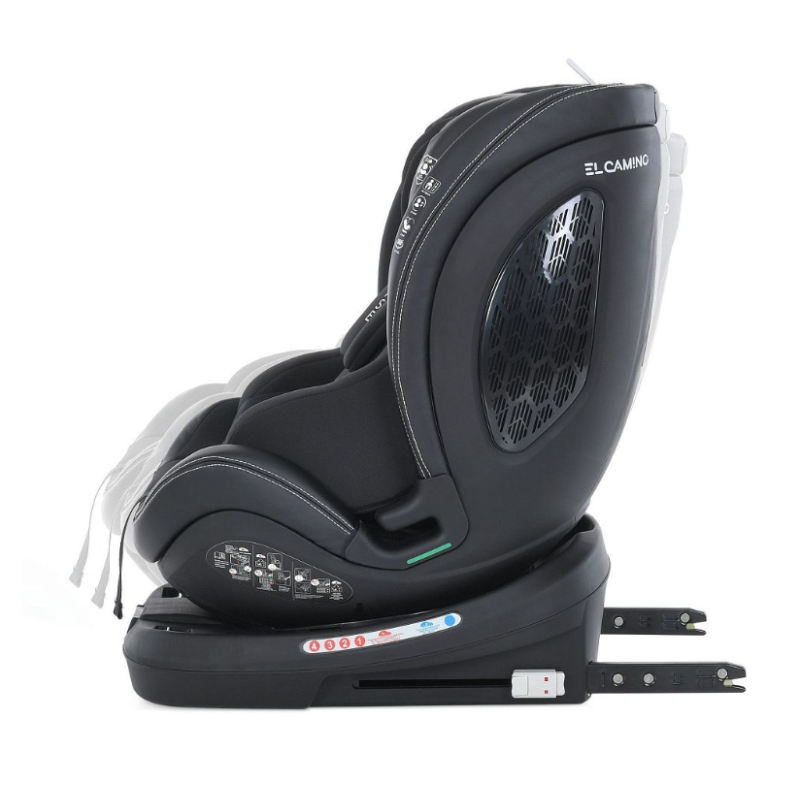 Автокрісло дитяче ElCamino ME 1109 i-BASE Jet Black
