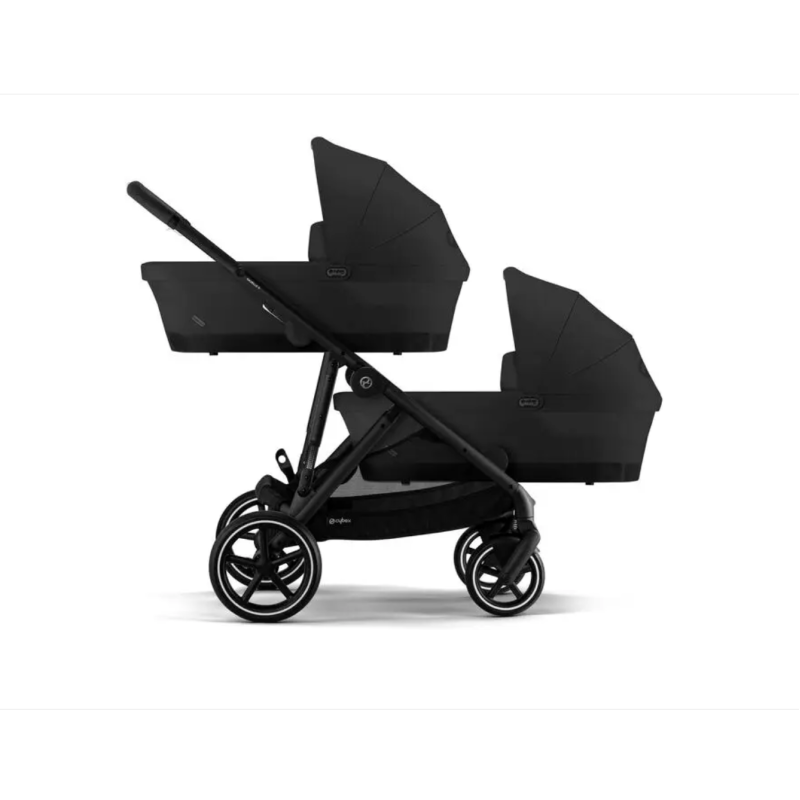 Коляска для двійні 2 в 1 Cybex Gazelle S BLK Moon black