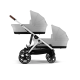 Коляска для двійні 2 в 1 Cybex Gazelle S SLV Lava grey