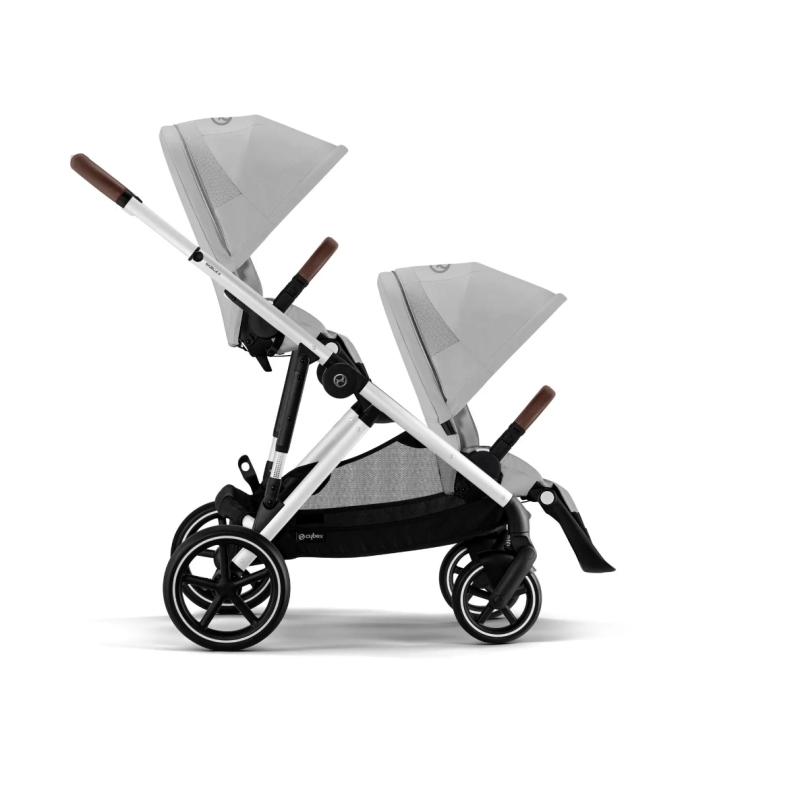 Коляска для двійні 2 в 1 Cybex Gazelle S SLV Lava grey