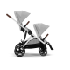 Коляска для двійні 2 в 1 Cybex Gazelle S SLV Lava grey