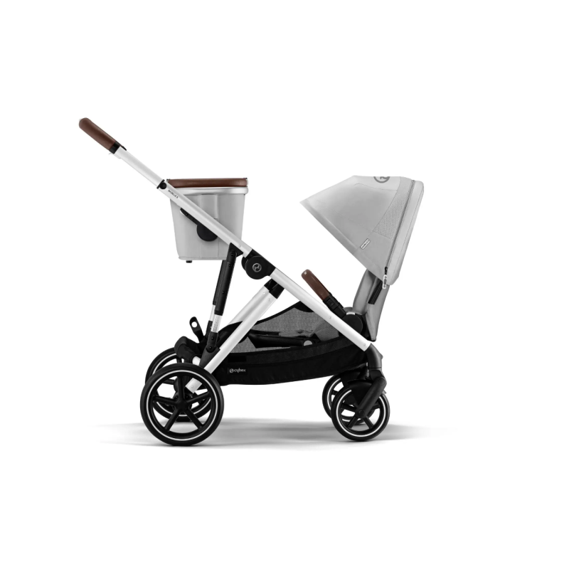 Коляска для двійні 2 в 1 Cybex Gazelle S SLV Lava grey