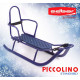 Санки Adbor Piccolino зі спинкою гранатові