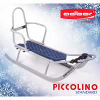 Санки Adbor Piccolino зі спинкою сині