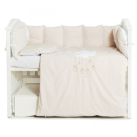 Постільний комплект 6 ел Babycentre & Twins Moonlight beige