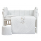 Постільний комплект 6 ел Babycentre & Twins Welcome to the world White