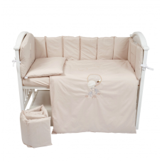 Постільний комплект 6 ел Babycentre & Twins Welcome to the world Beige