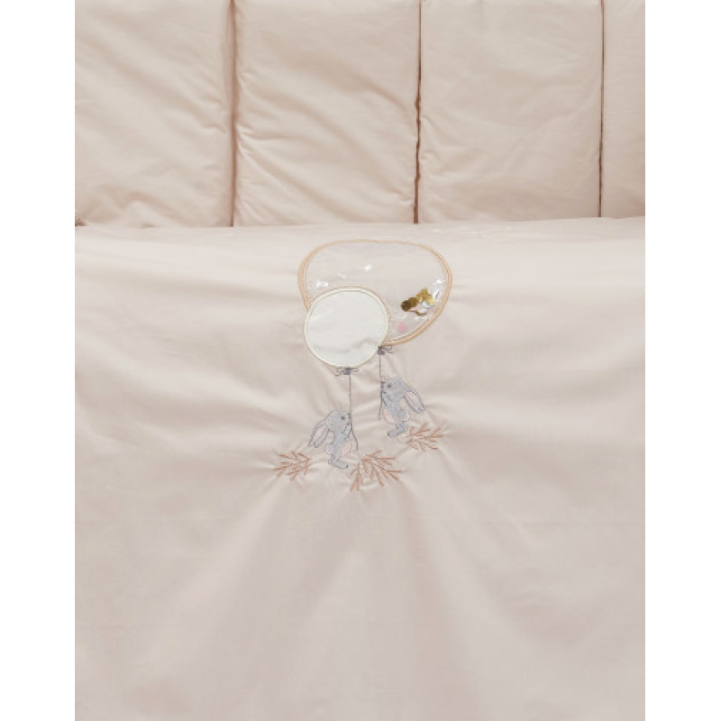 Постільний комплект 6 ел Babycentre & Twins Welcome to the world Beige