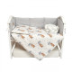 Постільний комплект 7 ел Twins Fluffy Puffy Umbrella grey