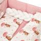 Постільний комплект 7 ел Twins Fluffy Puffy Umbrella pink