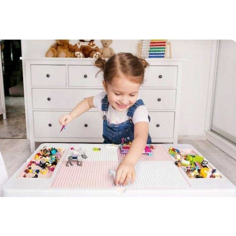 Комплект стіл та стілець Tega Multifun MF-001 Pink
