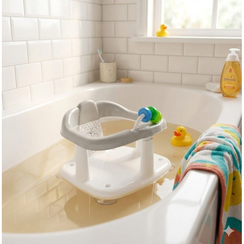 Кріселко для купання Maltex Panda white/grey 6204_90