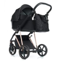 Коляска Roan ivi Eco Black Rose Gold