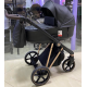 Коляска Roan ivi Eco Black Rose Gold