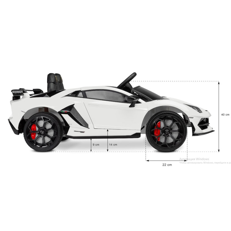 Електромобіль Caretero (Toyz) Lamborghini Black