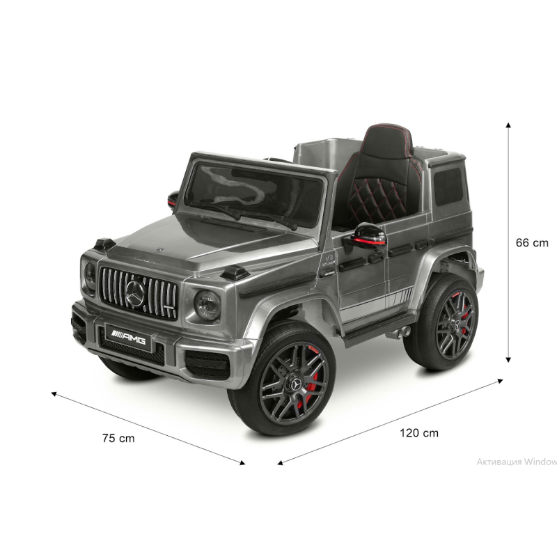 Електромобіль Caretero (Toyz) Mercedes Benz G63 AMG Wine Red