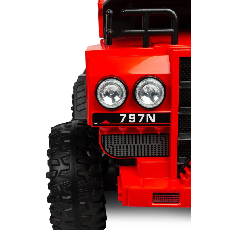 Електромобіль самоскид Caretero (Toyz) Tank Red