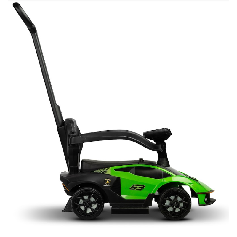 Машинка для катання Caretero (Toyz) Lamborghini Essenza Green з батьківською ручкою