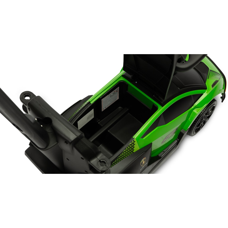 Машинка для катання Caretero (Toyz) Lamborghini Essenza Green з батьківською ручкою