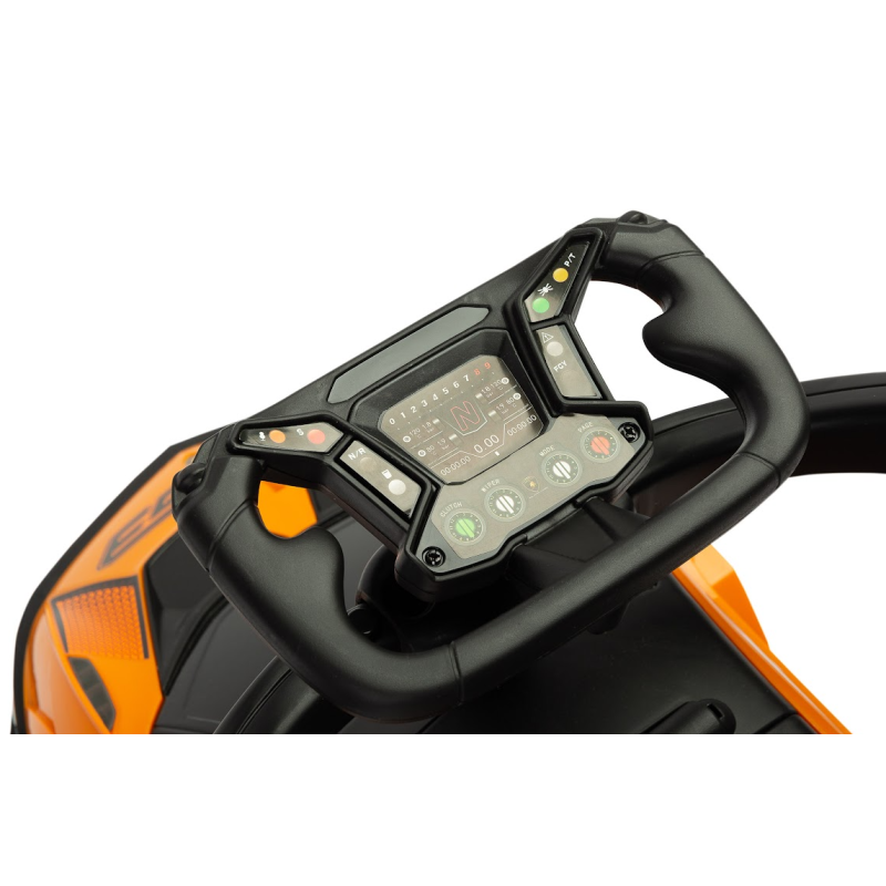 Машинка для катання Caretero (Toyz) Lamborghini Essenza Orange з батьківською ручкою