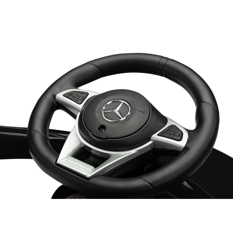 Машинка для катання Caretero (Toyz) Mercedes AMG C63 з батьківською ручкою Black