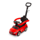 Машинка для катання Caretero (Toyz) Mercedes AMG C63 з батьківською ручкою Red