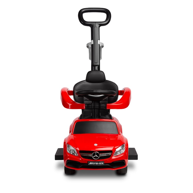 Машинка для катання Caretero (Toyz) Mercedes AMG C63 з батьківською ручкою Red