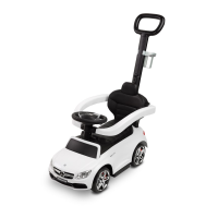 Машинка для катання Caretero (Toyz) Mercedes AMG C63 з батьківською ручкою White