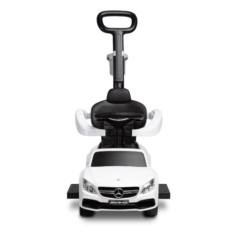 Машинка для катання Caretero (Toyz) Mercedes AMG C63 з батьківською ручкою White