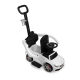 Машинка для катання Caretero (Toyz) Mercedes AMG C63 з батьківською ручкою White