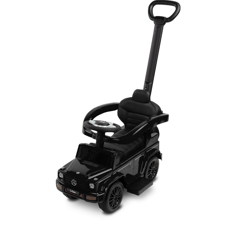 Машинка для катання Caretero (Toyz) Mercedes G350 D з батьківською ручкою Black