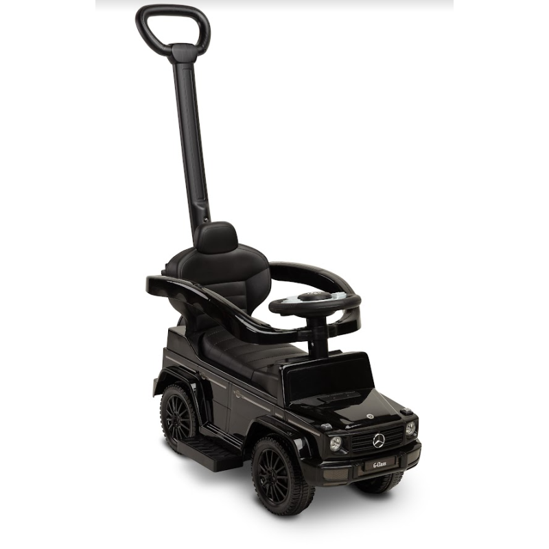 Машинка для катання Caretero (Toyz) Mercedes G350 D з батьківською ручкою Black